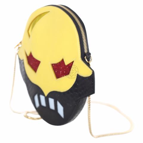 Sell Stella McCartney Superhero Clutch - Black/Yellow | HuntStreet.com